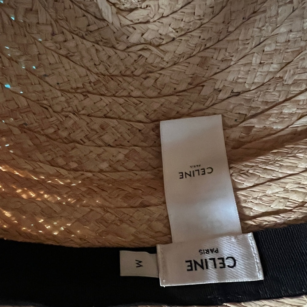CELINE WIDE-BRIMMED TRIOMPHE HAT IN RAFFIA
NATURAL - Picture 8 of 14